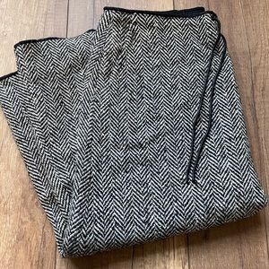 J. Crew Vintage Black & White Herringbone Skirt